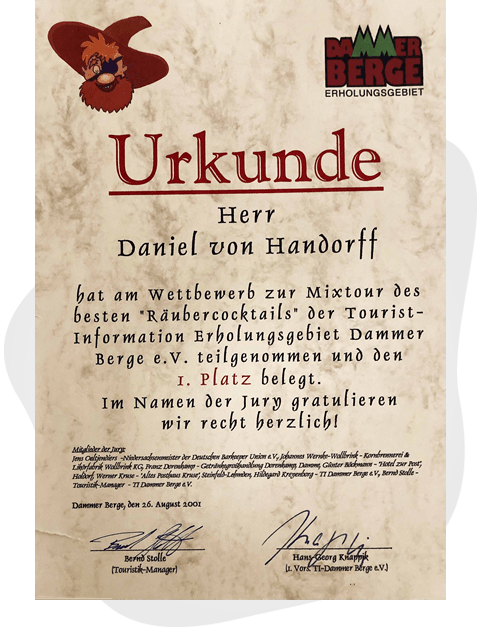 Über mich: Cocktailwettbewerb